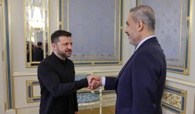 Bakan Fidan, Ukrayna Devlet Başkanı Zelenskiy ile görüştü