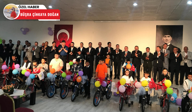 Bala’da geleceğin çevrecileri bisikletle ödüllendirildi