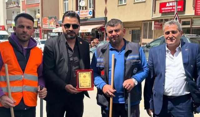 Akyurt'ta 1 Mayıs kutlamaları: BBP İlçe Başkanı sahaya indi