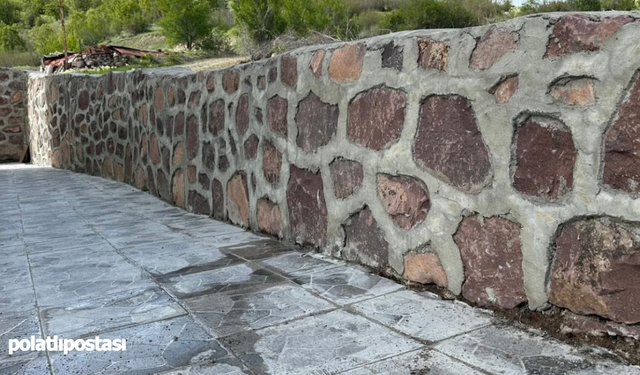 Çamlıdere Sarıkavak Köyü'ne yeni çehre: Cami ve konak çevresi tamamlandı
