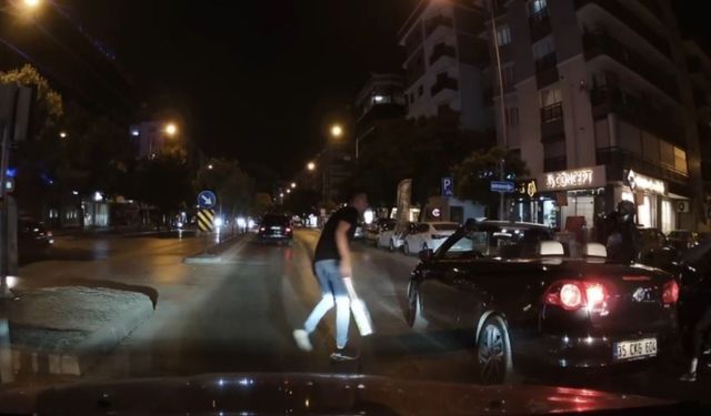 Trafikte tartıştığı kişiye döner bıçağı çeken şüpheli tutuklandı