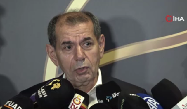 Galatasaray Başkanı Özbek: Sahanın dışındaki tartışmalarda biz yokuz