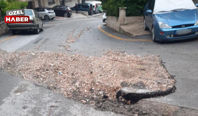 Etimesgut'ta yarım bırakılan çalışma tepki çekti