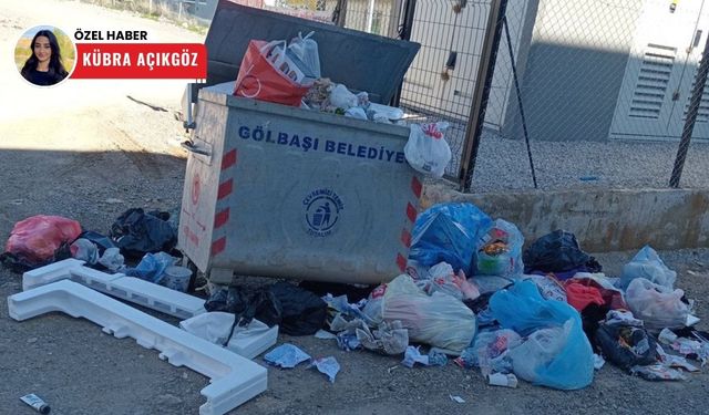 Gölbaşı'ndaki köylerde konteynerler taştı, vatandaşlar isyan etti!