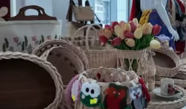 Çubuk’ta hayat boyu öğrenme sergisi ziyarete açıldı