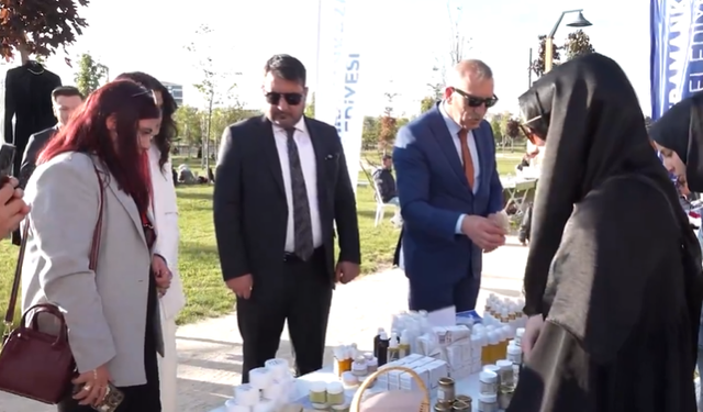 Kahramankazan Belediye Başkanı Çırpanoğlu'ndan üreten kadınlara destek ziyareti
