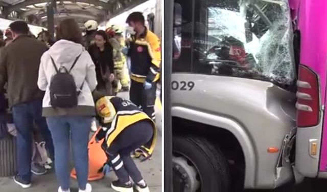 Metrobüs hattında feci kaza! 1 kişi hayatını kaybetti