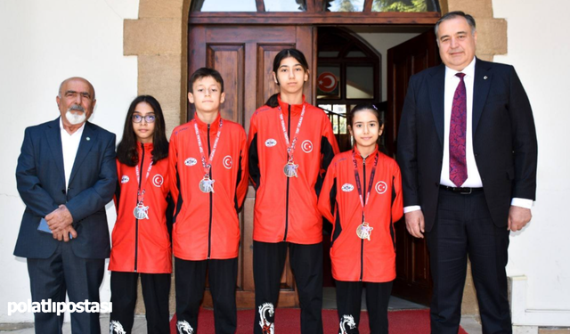 Nallıhanlı Milli Tekvandoculara Başkan Güngör'den tebrik