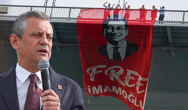 Özgür Özel’den İmamoğlu pankartı soruşturmasına sert tepki!