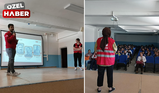 Polatlı Kızılay’dan Gevher Nesibe MTAL’de afet eğitimi
