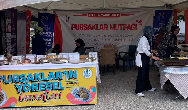 Pursaklar’ın yöresel tatları Başkentte görücüye çıktı