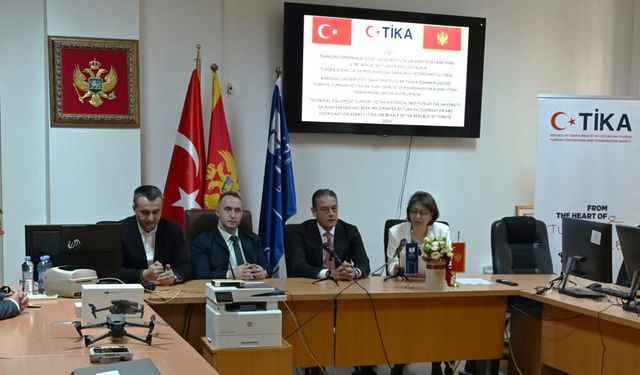 TİKA’dan Karadağ Üniversitesine teknik destek