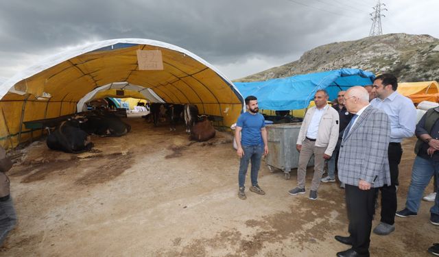 Yenimahalle Belediye Başkanı Yaşar'dan kurban pazarı ziyareti