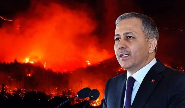 Bakan Yerlikaya'dan yangın açıklaması: 3 kişi tutuklandı!