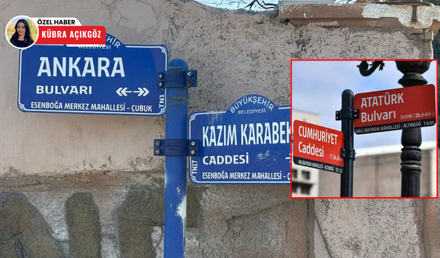 Ankara'nın yeni tabela uygulaması Çubuk'u es geçti