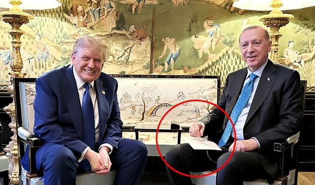 Erdoğan-Trump görüşmesindeki beyaz zarfın sırrı ortaya çıktı!
