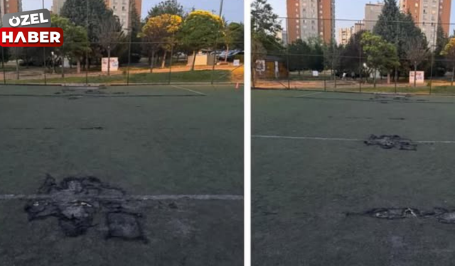 Eryaman’daki halı saha bakımsızlıktan dökülüyor!