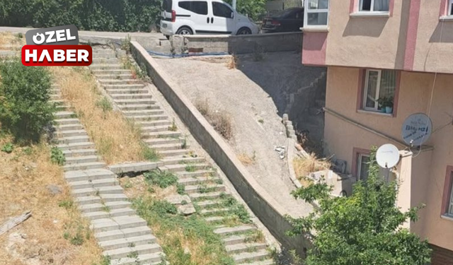 Etimesgut’ta merdiven isyanı