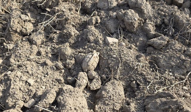 Haymana’da patlamamış el bombası bulundu!