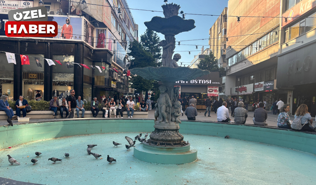 İzmir Caddesi’ndeki süs havuzu susuz kaldı