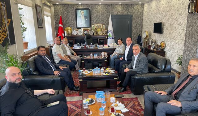 Kahramankazan Belediye Başkanı Çırpanoğlu’ndan Çamlıdere Belediyesine ziyaret