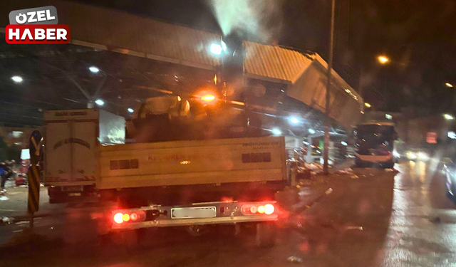 Keçiören'de haşerelere karşı gece mesaisi