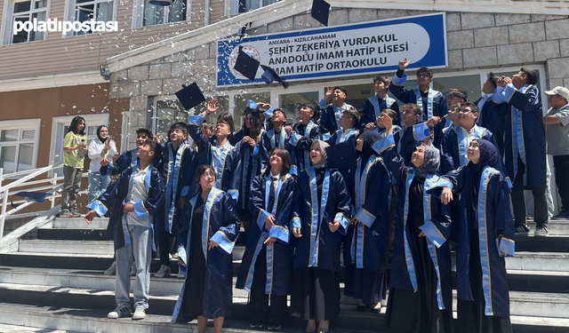 Kızılcahamam'da eğitim ve sanat coşkusu: Mezuniyet töreni ve resim sergisi ziyaret edildi