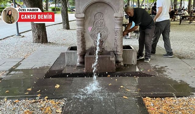 Ankara'nın göbeğinde su israfı: Saatlerce aktı