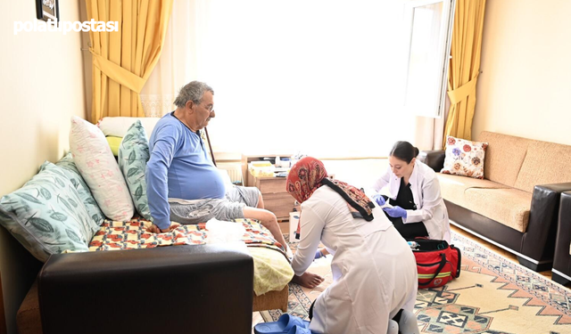 Mamak Belediyesi'nden "Biz Varız" diyen evde sağlık hizmeti