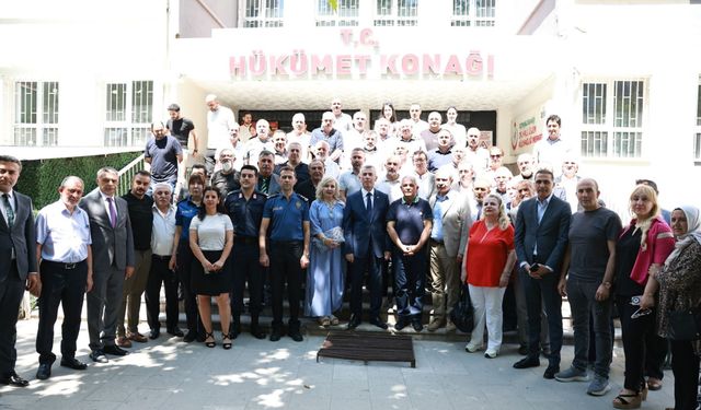 Kaymakam Ali Sırmalı, Mamaklılara veda etti