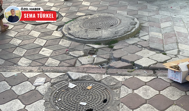 Mamak'taki o kaldırım tehlike saçıyor: Düşmemek elde değil