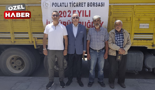 Polatlı Ticaret Borsası'nda rekor fiyatla ilk buğday alımı gerçekleşti!