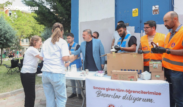 Sincan Belediyesi YKS heyecanına ortak oldu: Başkan Ercan öğrencileri yalnız bırakmadı!