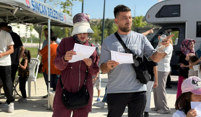Sincan’da Babalar Günü’ne özel oryantiring heyecanı
