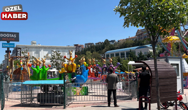Yazın neşesi Keçiören lunaparkında çıkıyor