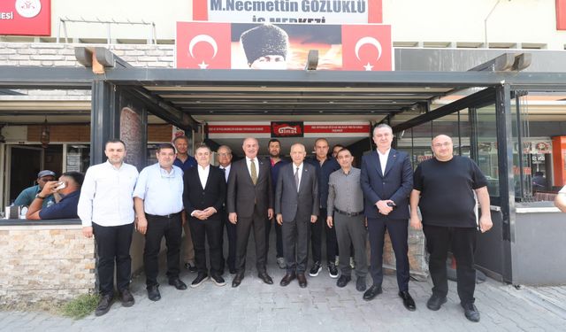 Yenimahalle Belediye Başkanı Yaşar, Gimat Toptancılar Derneği’ni ziyaret etti