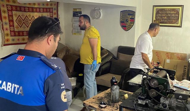 Yenimahalle’de sahte plaka operasyonu!