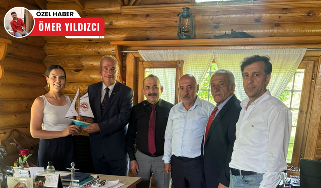 Ankara Sinop Derneklerinden Altınköy müdürü Dilek Kara'ya anlamlı ziyaret