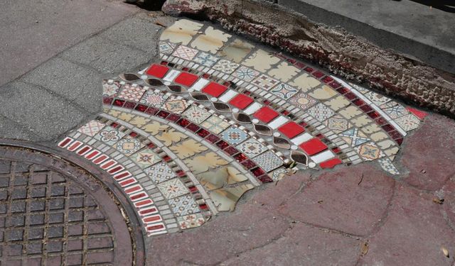 Ankara sokaklarındaki çatlaklara sanatsal dokunuş