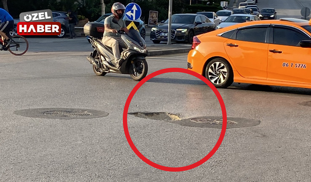 Ankara'da bozuk yol ve çukurlar sürücülerin kabusu oldu