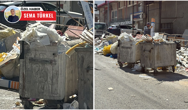 Ankara’nın o mahallesi şok etti: Sokak boyu çöp birikti