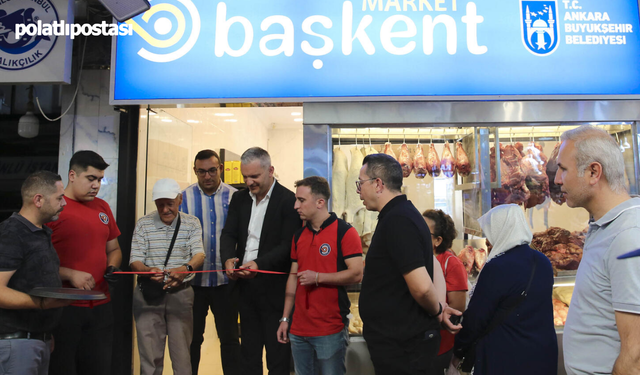 Başkent Market'in 8. şubesi tarihi Ulus Hali'nde açıldı