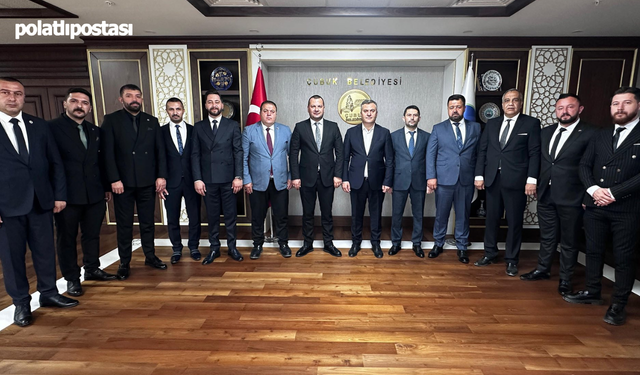 Çubuk MHP İlçe Başkanı Satılmış Ezandemir'den Başkan Demirbaş'a ziyaret!