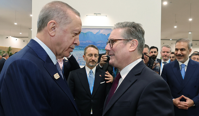 Cumhurbaşkanı Erdoğan, İngiltere Başbakanı Starmer ile görüştü