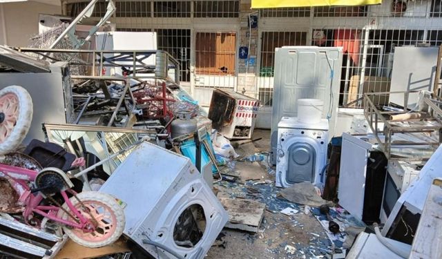 Keçiören’de ikinci el eşya dükkanına "yağma" iddiası