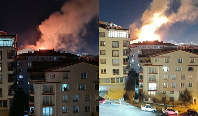 Etimesgut'ta çatı katında yangın paniği