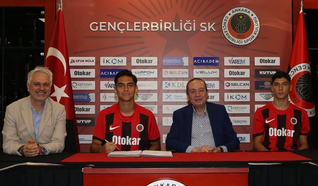 Gençlerbirliği'nde altyapıya güven tam! İki genç yıldızla profesyonel sözleşme imzalandı