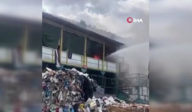 İvedik OSB'de korkutan yangın!