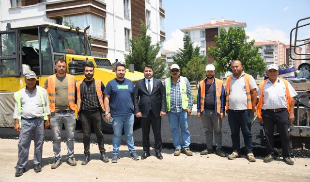 Kahramankazan TOKİ bölgesi sıcak asfaltla buluştu