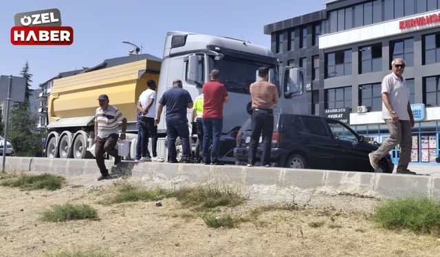 Polatlı Adliyesi önünde trafik kazası meydana geldi